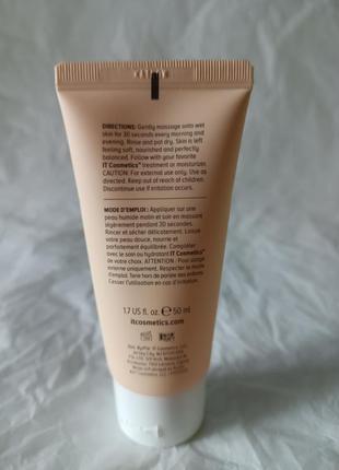 Очищающее средство для лица it cosmetics confidence in a cleanser, 50 мл3 фото