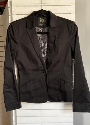 Піджак пиджак clockhouse жакет чорний черный3 фото
