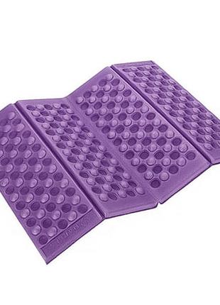 Туристичний складаний килимок сидіння shanpeng 38,5*28*1 см purple для пікніка5 фото