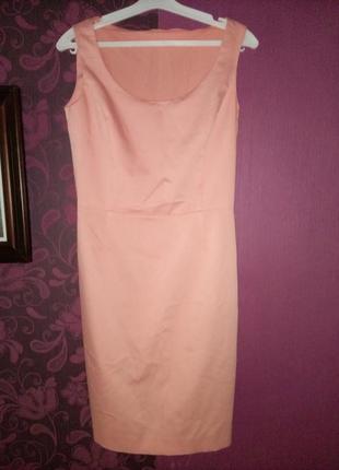 Платье недного персикового цвета