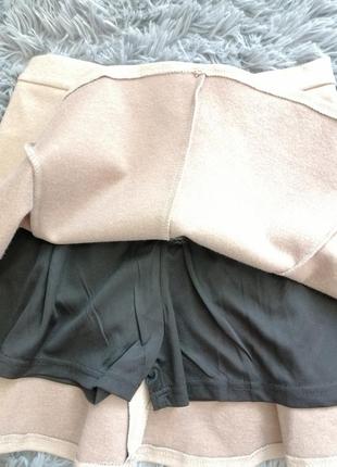 Спідниця-шорти кашемір  юбка-шорты кашемир2 фото