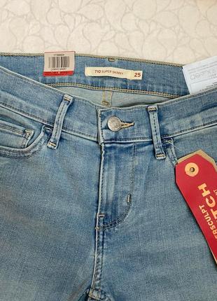 Levi’s 710 skinny новые идеальные джинсы4 фото