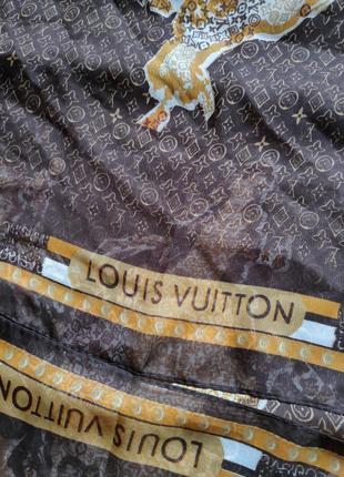 Шарф хустинка louis vuitton lv палантин накидка хустку louis vuitton