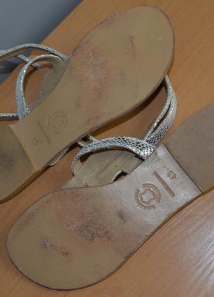 Женские босоножки под змеиную кожу aspiga (43) сандалии-гладиаторы6 фото