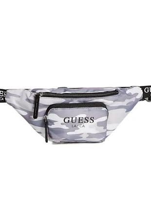 Сумка бананка guess, колір сірий😍 поясна сумка поясная сумочка сумка бананка сумочка