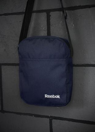 Сумка через плече сумка-месенджер барсетка reebok blue white
