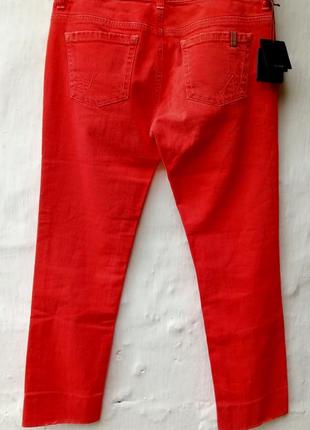 Акция друга річ -50% 💥 нові памаранчеві джинси с потертостями notify 💥7 фото