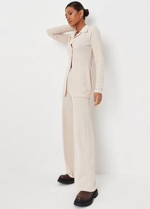 Круті штани палаццо в рубчик