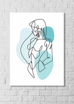 Фигура девушки контури тела девушки кокетка геомметрия абстракция рисование линиями просто девушка минимализм