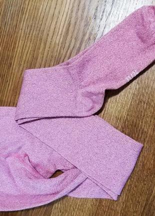 Фірмові стильні якісні гламурні колготки з люрексом .