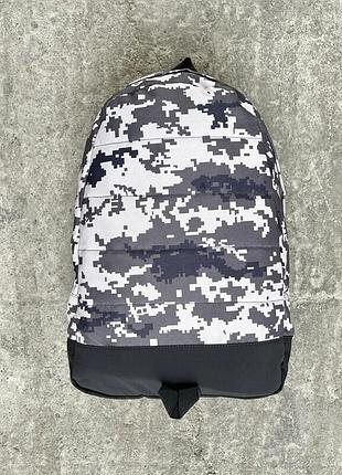 Рюкзак "матрац" в темно-сірий камуфляж піксельний