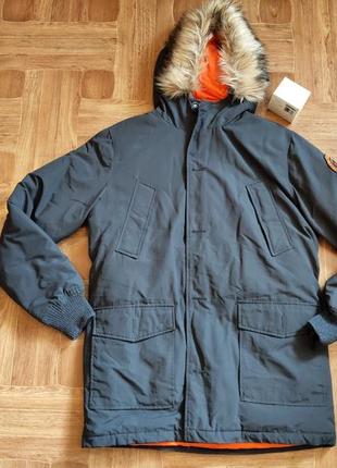 Куртка парку superdry rescue indigo