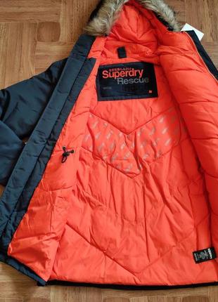 Куртка парка superdry rescue indigo5 фото