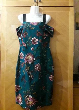 Брендове нове стильне плаття сарафан у великих квітах р. 14 від matalan