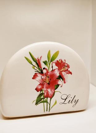 Серветниця lily, фарфор