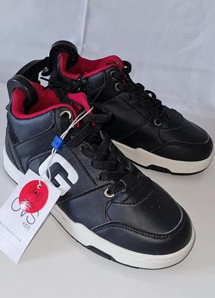 31р. стильні кеди хайтопи. екошкіра