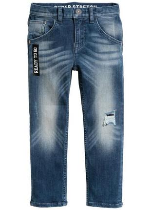 Стильные джинсы джинсовые брюки  h&m на мальчика