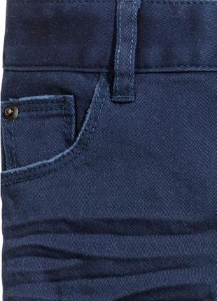 Стильные котоновые твиловые брюки  h&m на мальчика нм джинсы штаны2 фото