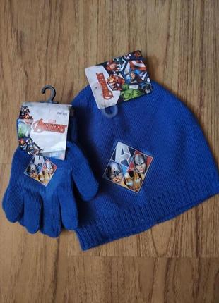 Набір шапка і рукавички герої марвел залізна людина дісней