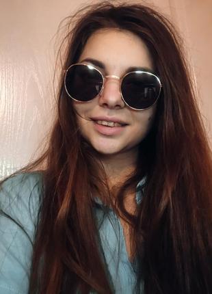 Очки окуляри солнцезащитные солнце черные стильные модные новые uv400