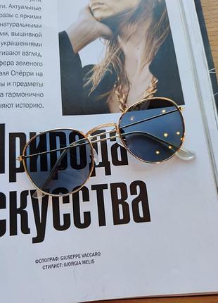 Очки окуляри солнцезащитные солнце черные стильные модные новые uv400