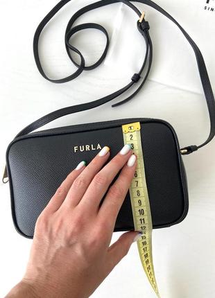 Жіноча шкіряна сумочка furla lilli xl італійська оригінал жіноча сумка фурла шкіра кроссбоді італія подарунок дружині дівчині дочки7 фото