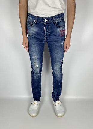 Джинси з потертостями dsquared2