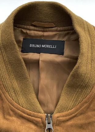 Bruno morelli куртка шкіряна бомбер angelo litrico оригінал.5 фото