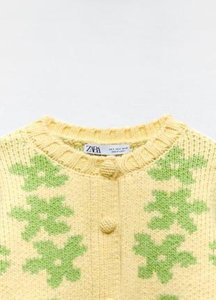 Объёмный свитер на пуговках zara4 фото