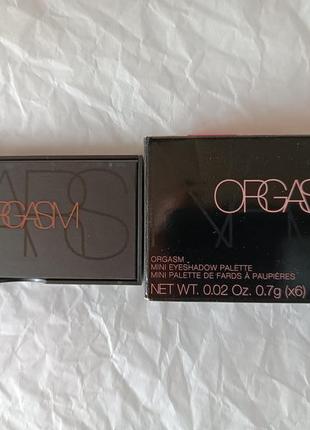 Mini orgasm eyeshadow palette палетка теней , 6*0,02 oz/0,7 гр.6 фото