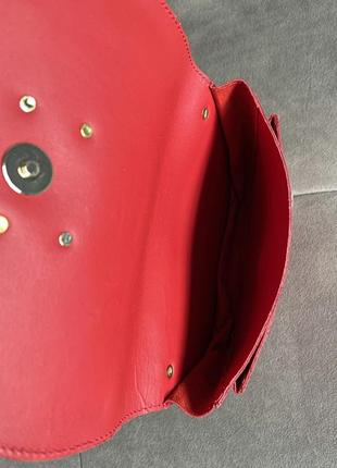Женская маленькая кожаная сумочка сумка guliver design5 фото