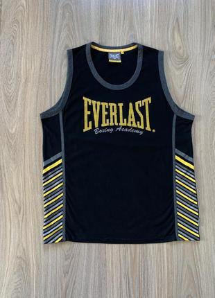 Чоловіча бавовняна майка з принтом everlast