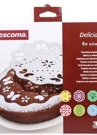 Трафарети для прикрашання випічки tescoma delicia 6 штук (630676)