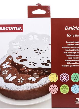 Трафарети для прикрашання випічки tescoma delicia 6 штук (630676)