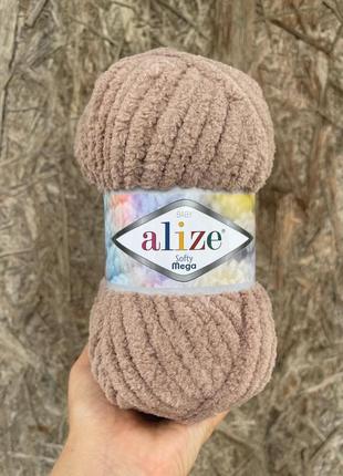 Пряжа alize softy mega 617