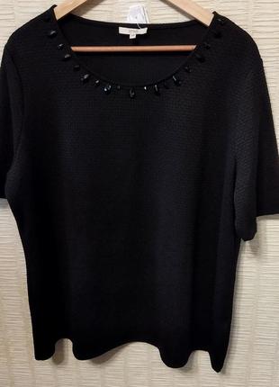 Нарядная черная кофточка блузка блуза