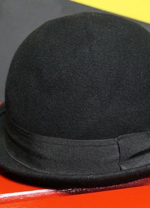 Классическая шерстяная шляпа (котелок)4 фото