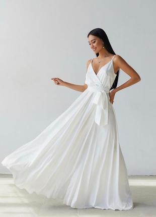 Весільне плаття на розпис, сукня на розпис, біле вечірня сукня, біла вечірня сукня, вечірній біле плаття, ошатне довга сукня біле шлейки