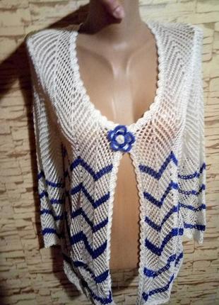 Ликвидация летних вещей!шикарная накидка кофта в морском стиле