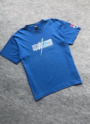 Вінтажна футболка nike 6. ford koln marathon vintage t-shirt ford bank blue1 фото