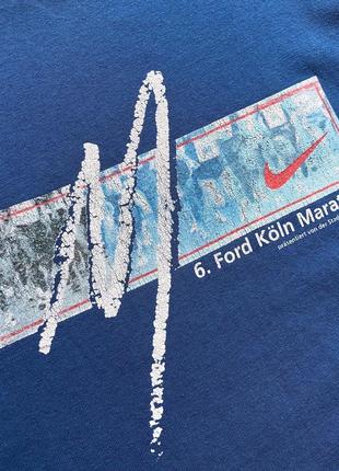 Вінтажна футболка nike 6. ford koln marathon vintage t-shirt ford bank blue3 фото