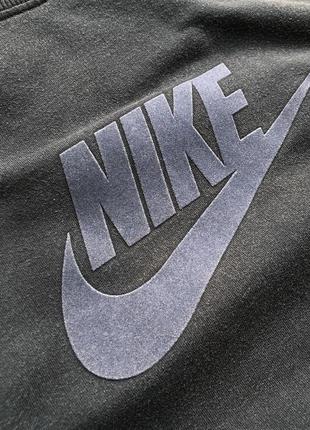 Вінтажний світшот, светр nike vintage velour logo sweatshirt black3 фото
