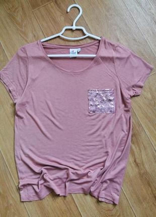 Блуза жіноча футболка рожева1 фото