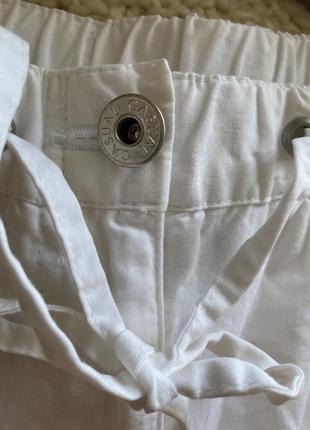 Белые штаны бриджи 14 размера4 фото