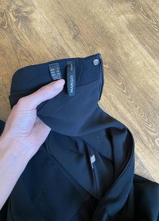 Костюм стильный чёрный mango suit комбинезон на подкладке размер s2 фото