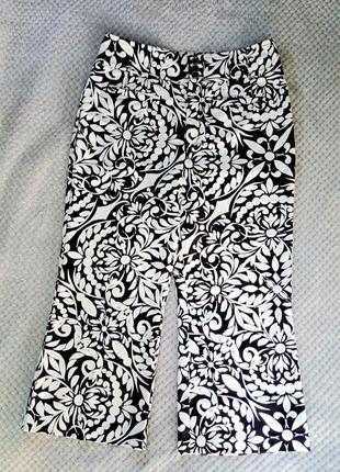 Укорочені Брюки, розкльошені бавовна anthropologie