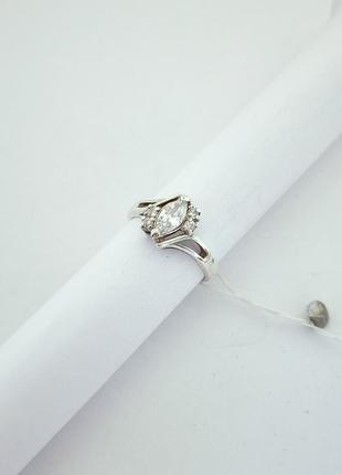Срібний перстень кільце 17.5 розмір