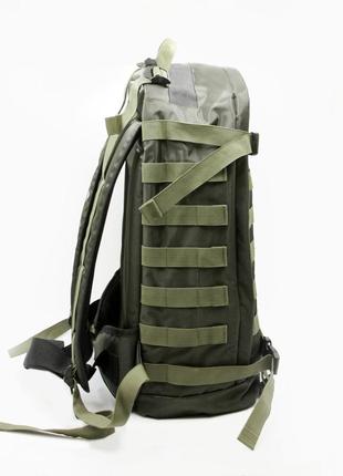 Тактический рюкзак 45 л олива армейский хаки из кордуры, сумка для военных штурмовой рюкзак походный ранец зсу3 фото