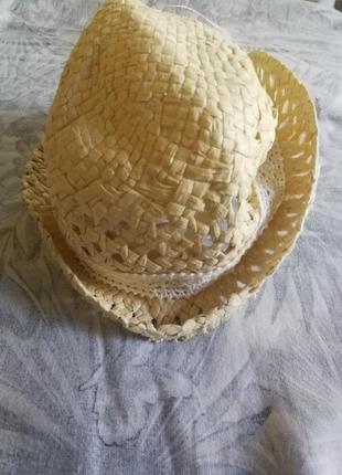 Соломенная шляпа панама h&m
