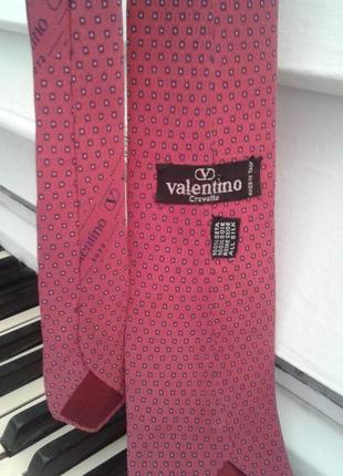 Галтук жіночий valentino cravatte 100% silk3 фото